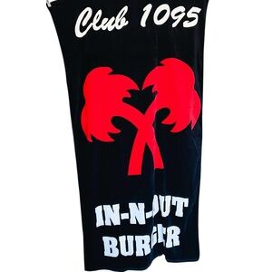 In-N- Out Burger Club 1095 100% Cotton Palm Trees Beach Towel